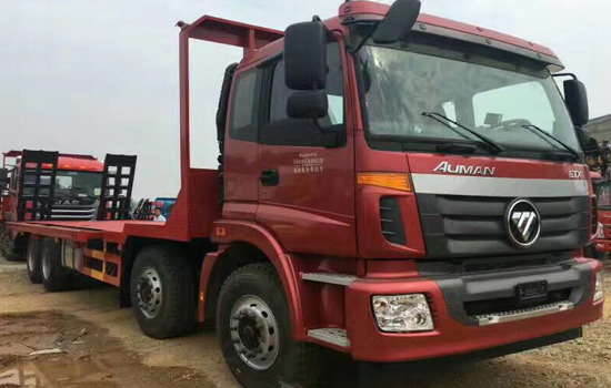 【國五】歐曼前四后八挖機(jī)平板車