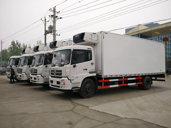 東風(fēng)天錦6.55米貨廂冷藏車