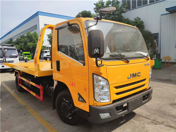 江鈴凱銳一拖二平板清障車