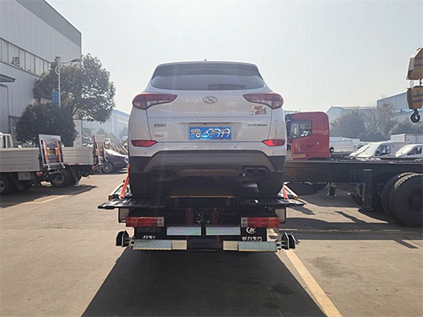 解放J6F藍牌一拖二清障車